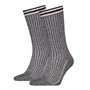 Levi's  Mouline Two Pack Regular Cut Boot Socks Navy Combo
