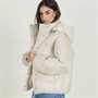 Levi's Womens Bubble Puffer Coat Almond Milk