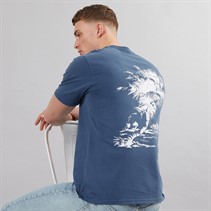 Levi's Mens Relaxed Fit T-Shirt Brin Palm Tree Gd Vintage Indigo