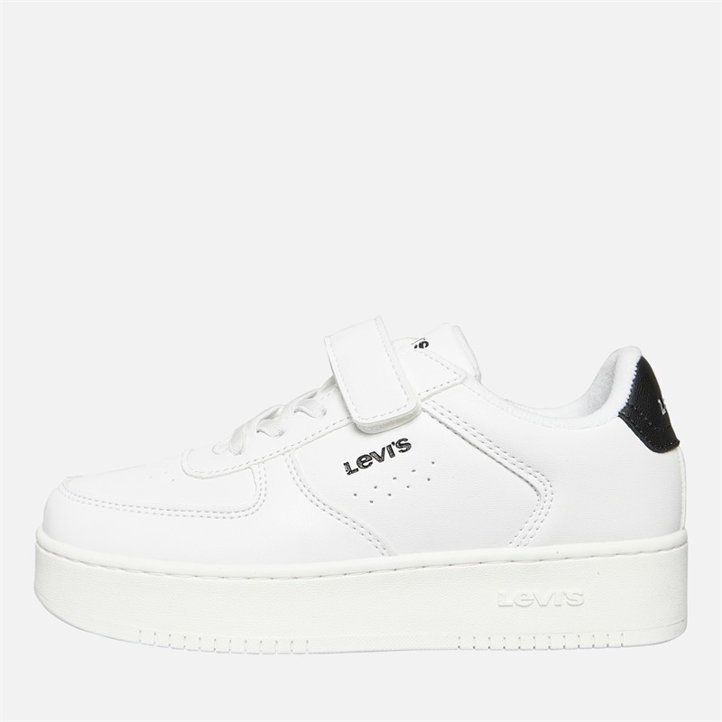 Levi's Kinder New Union Sneakers Weiß Schwarz 0062