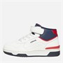 Levi's Kinder Dereck Hi Top Sneakers Weiß Marine Rot 0218