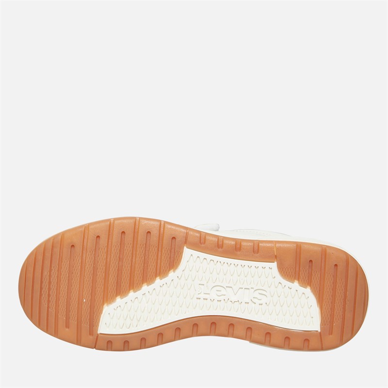 Levi's Kinder Piper Turnschuhe Weiß Blau 0063