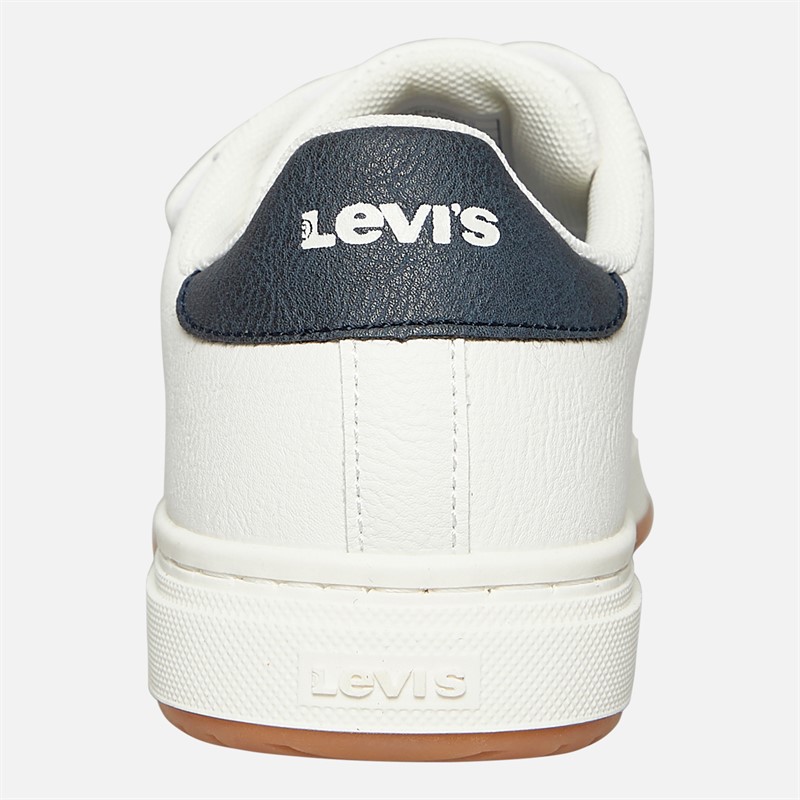 Levi's Kinder Piper Turnschuhe Weiß Blau 0063