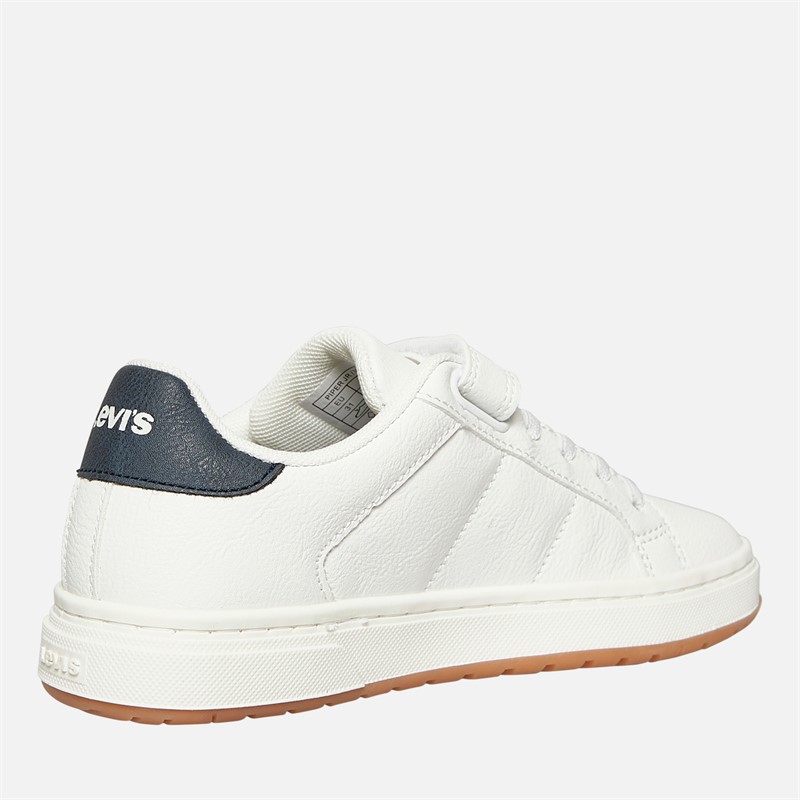 Levi's Kinder Piper Turnschuhe Weiß Blau 0063