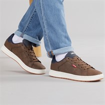 Levi's Baskets Junior Piper Marron Foncé Marine 2241