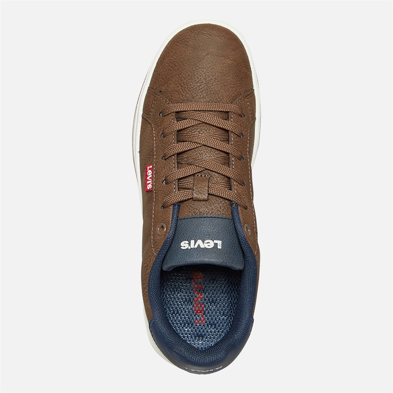 Levi's Junior Piper Turnschuhe Dunkelbraun Marineblau 2241
