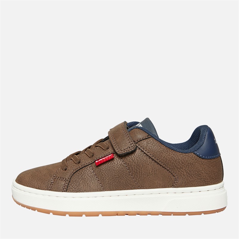 Levi's Kinder Piper Sneakers Dunkelbraun Marineblau 2241