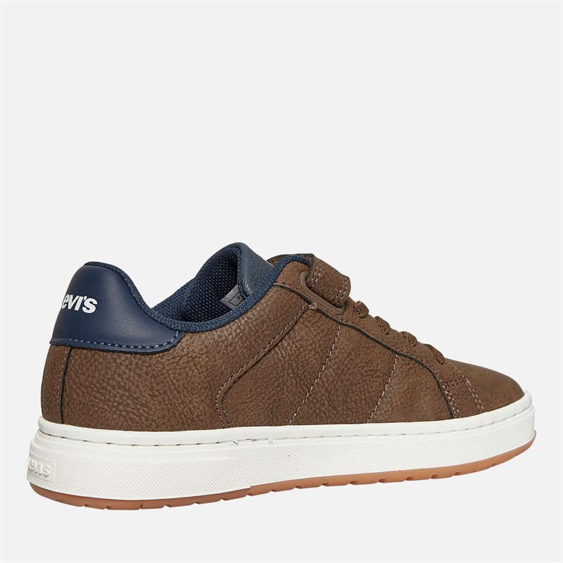 Levi's Kinder Piper Sneakers Dunkelbraun Marineblau 2241