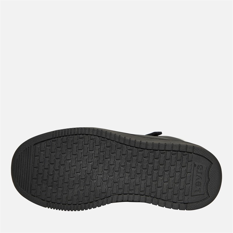 Levi's Kinder New Union Hi Top Sneakers Schwarz Weiss 0008