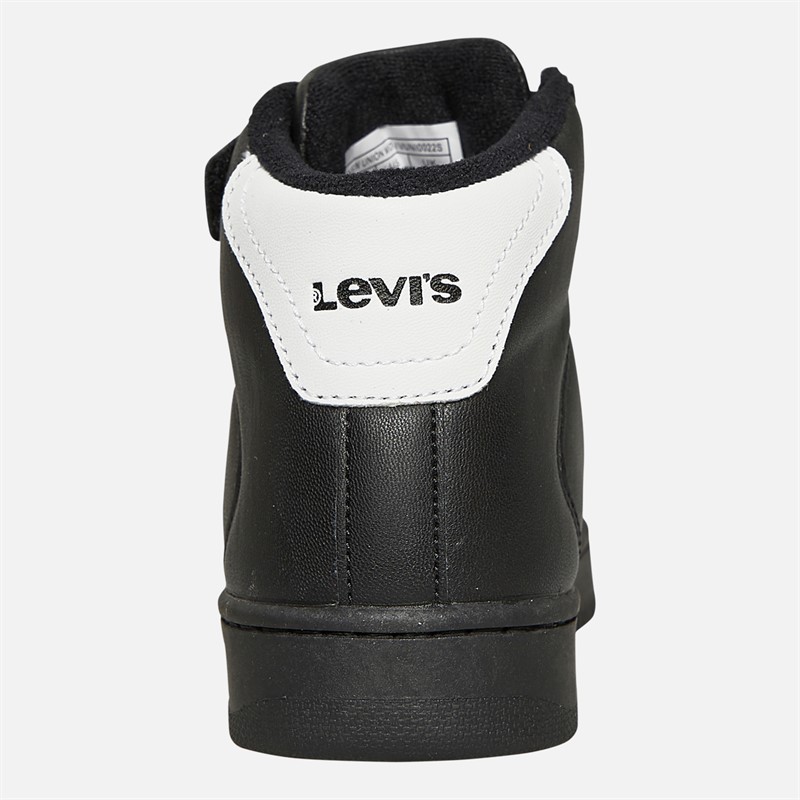 Levi's Kinder New Union Hi Top Sneakers Schwarz Weiss 0008