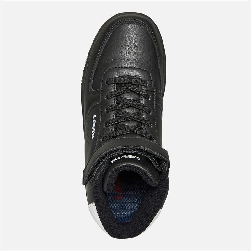 Levi's Kinder New Union Hi Top Sneakers Schwarz Weiss 0008