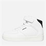 Levi's Kinder New Union Hi Top Turnschuhe Weiß Schwarz 0062
