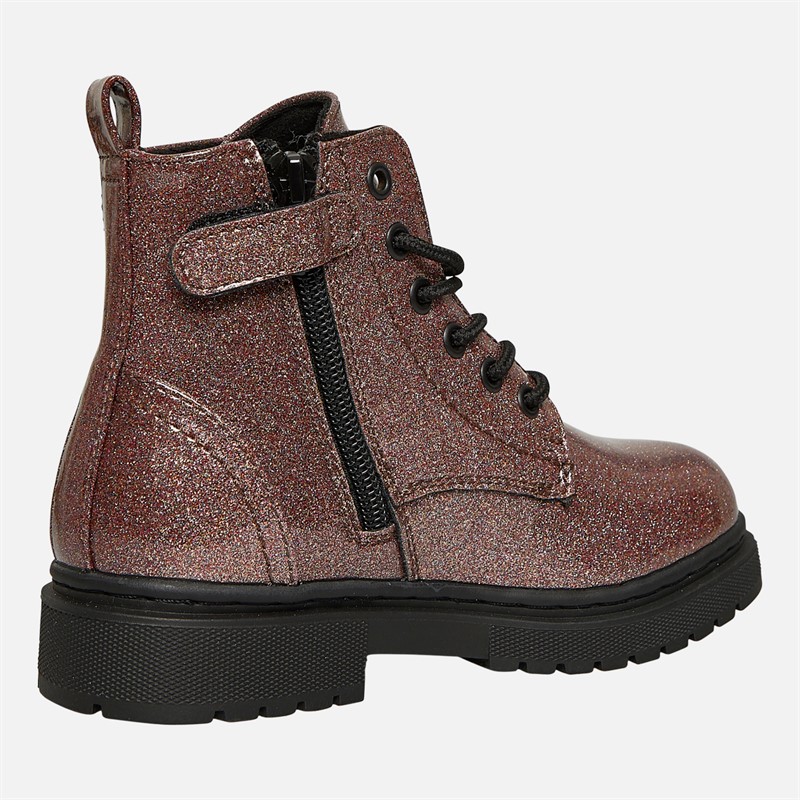 Levi's Mädchen Cathrine Stiefel Rosa Glitzer 3470