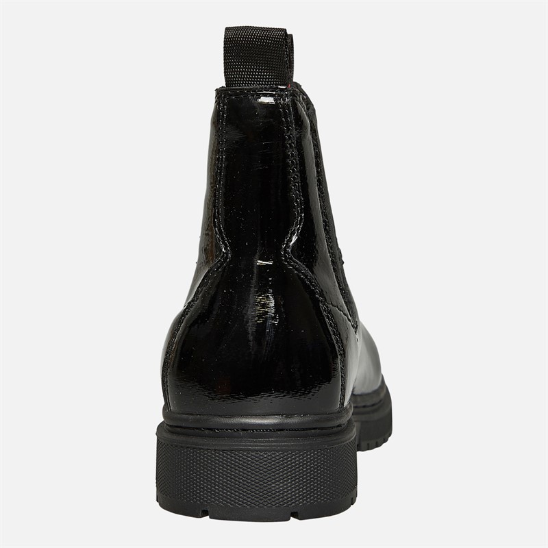 Levi's Junior Mädchen Oliver Stiefel Schwarz Glänzend 2459