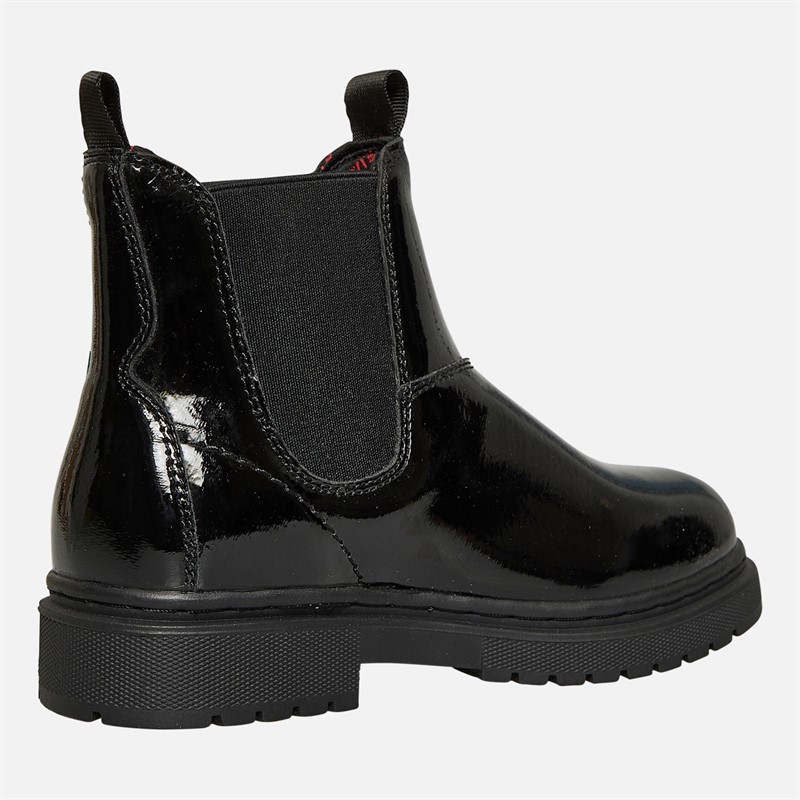 Levi's Junior Mädchen Oliver Stiefel Schwarz Glänzend 2459