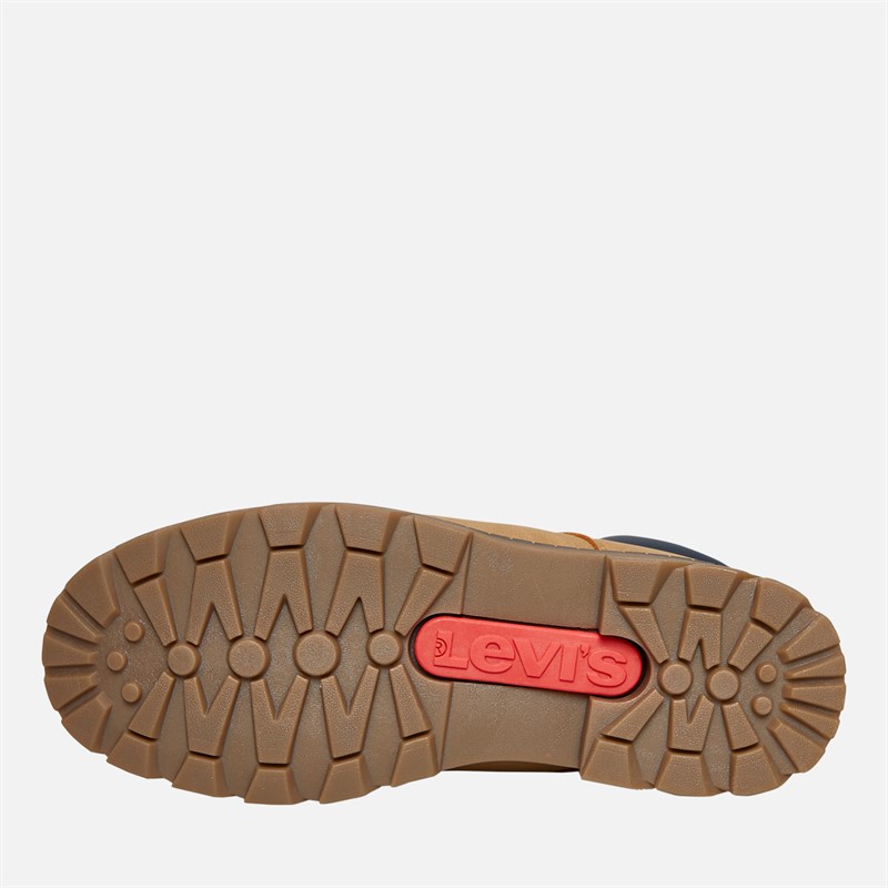 Levi's Junior New Forrest Stiefel Camel Navy 1506