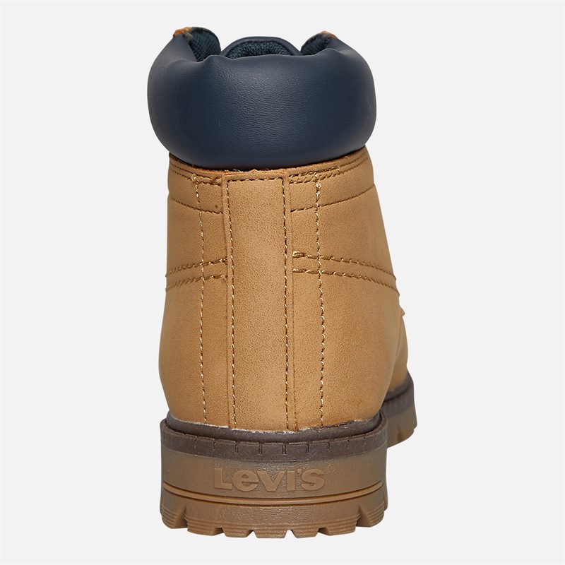 Levi's Junior New Forrest Stiefel Camel Navy 1506