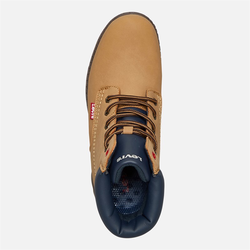 Levi's Junior New Forrest Stiefel Camel Navy 1506