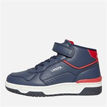 Levi's Baskets Montantes Enfant Dereck Marine Rouge 0290