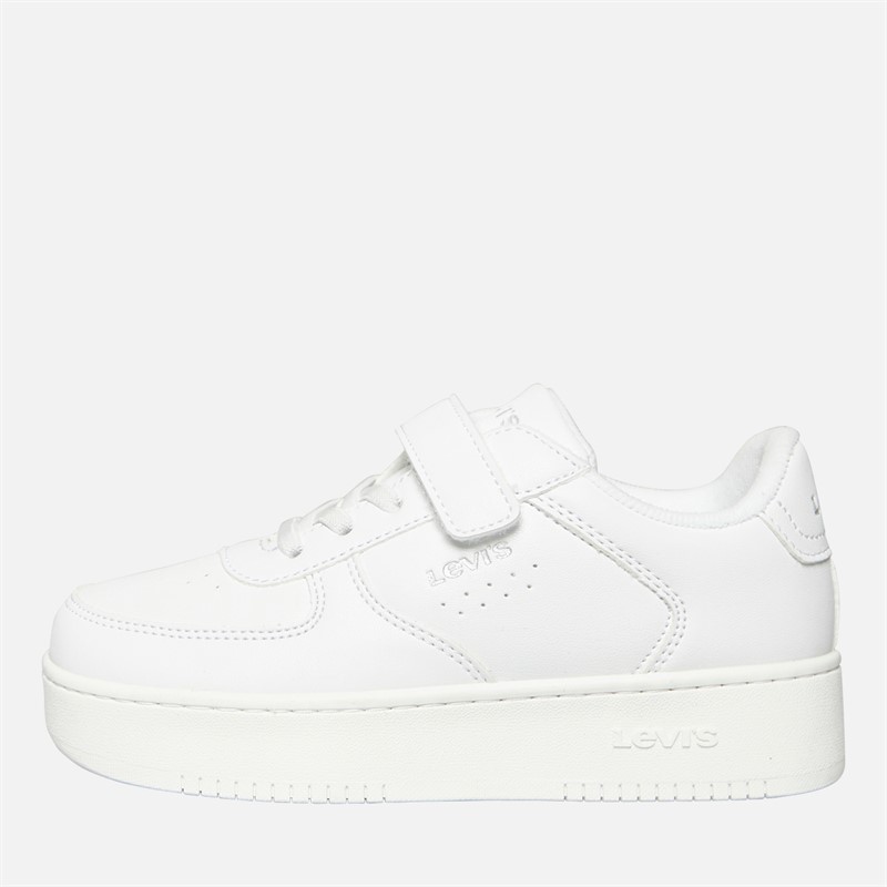 Levi's Kinderen New Union Sneakers Wit 0061 - Maat 28