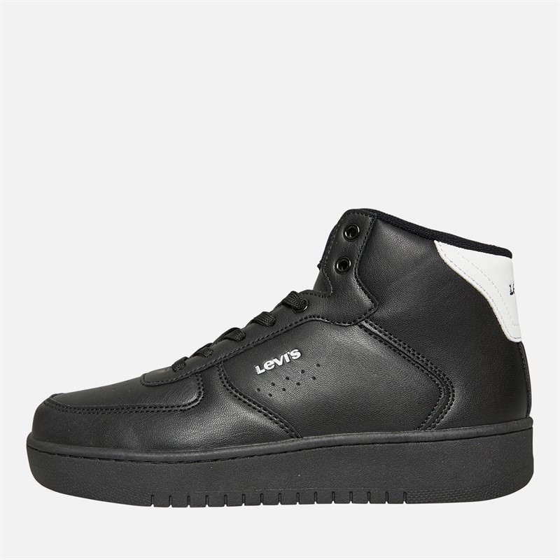 Levi's Junior New Union Hi Top Sneaker Schwarz Weiss 0008