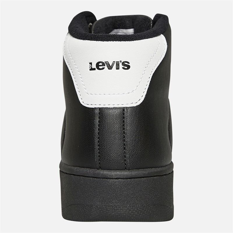 Levi's Junior New Union Hi Top Sneaker Schwarz Weiss 0008