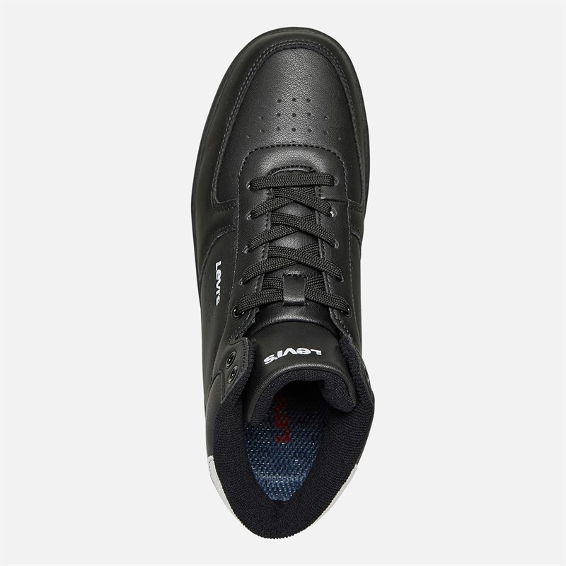 Levi's Junior New Union Hi Top Sneaker Schwarz Weiss 0008