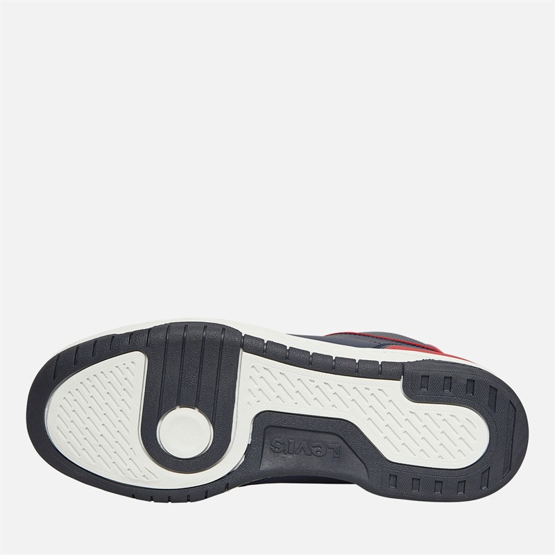 Levi's Junior Dereck Hi Top Sneaker Marine Rot 0290