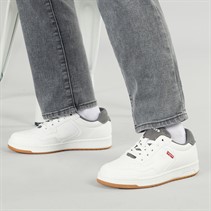 Levi's Junior Boys Kingdom Trainers White/Grey