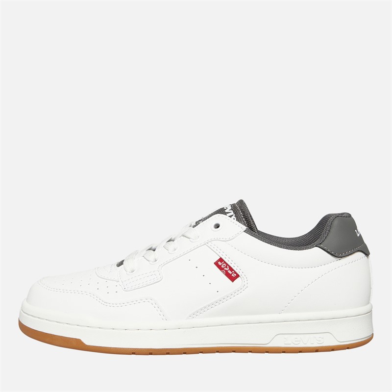 Levi's Junior Boys Kingdom Trainers White/Grey