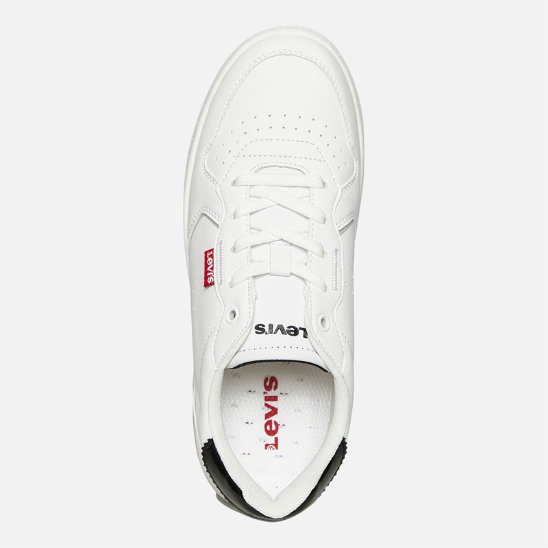 Levi's Junior Girls Kelly Trainers White/Black