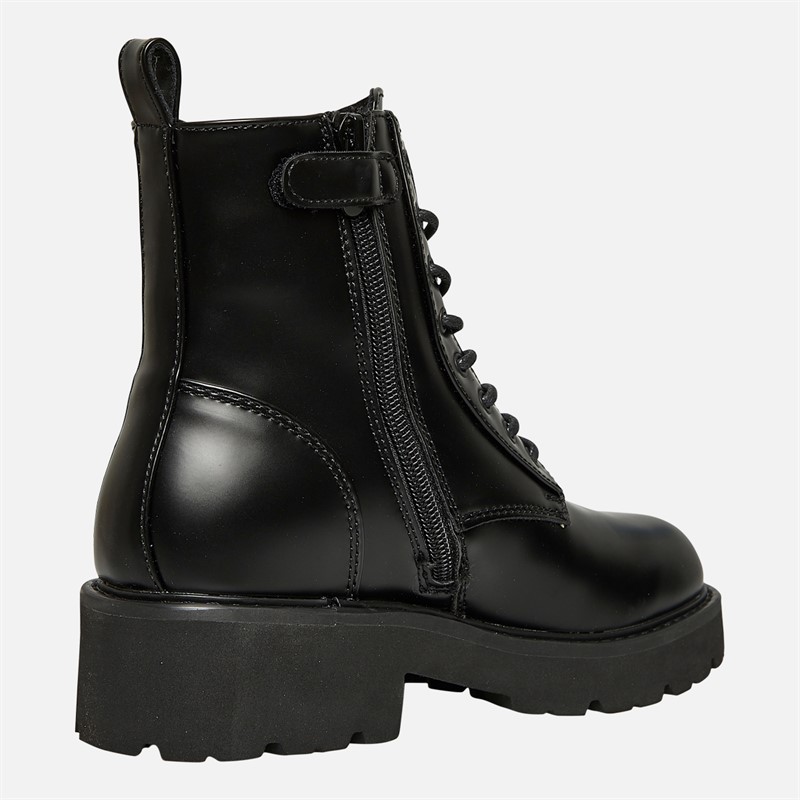 Levi's Junior Girls Billie Lace Up Boots Black/Black