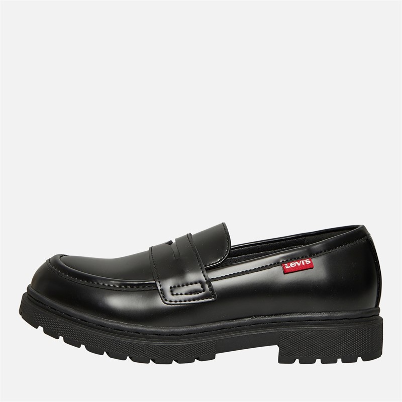 Levi's Junior Girls Lucy Loafers Black/Black