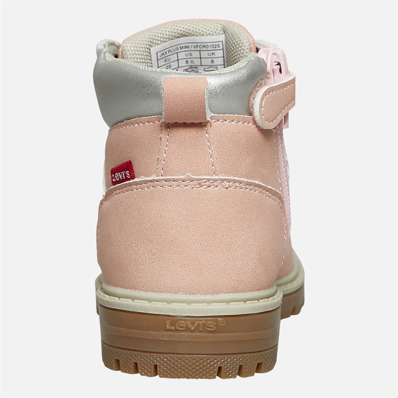 Levi's Girls Jax Plus Mini Zipper Boots Nude