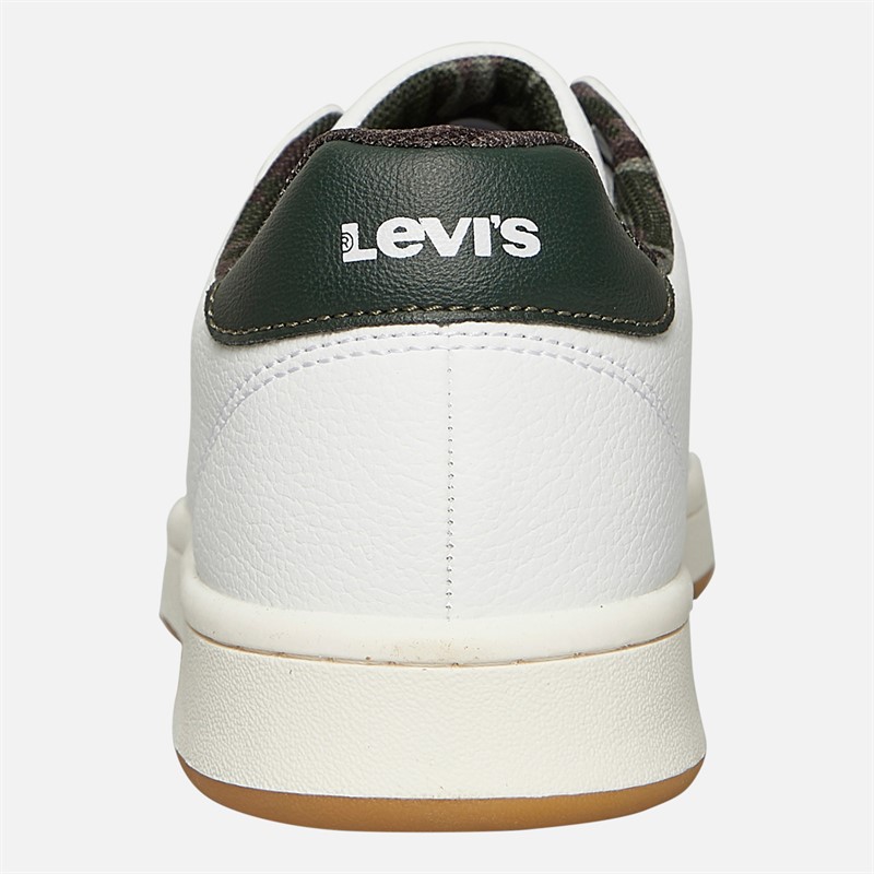 Levi's Boys Junior Avenue Trainers White/Khaki/Camo