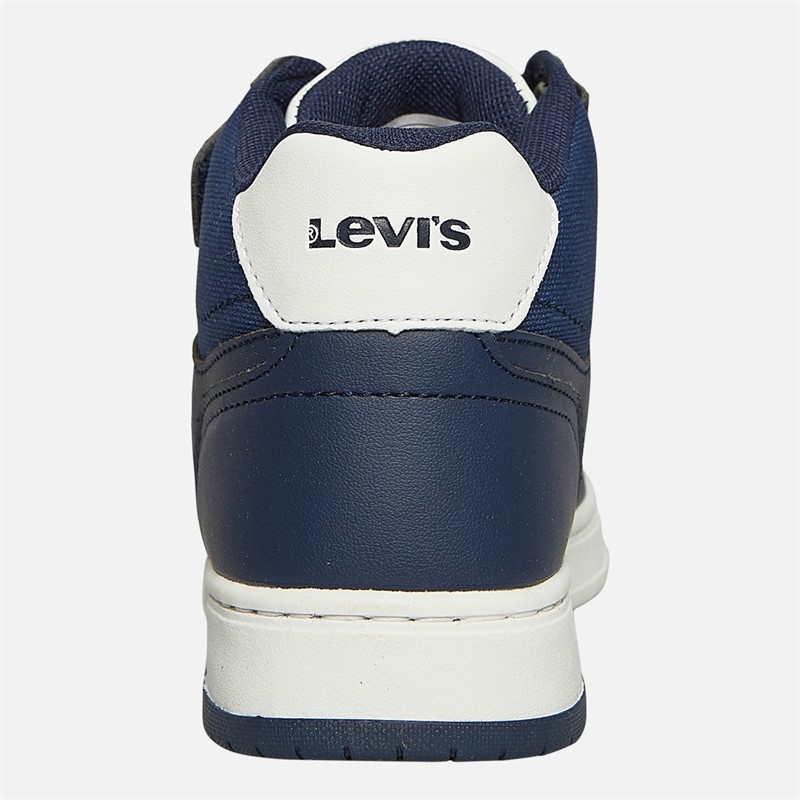 Levi's Boys Kick Mid Trainers Navy