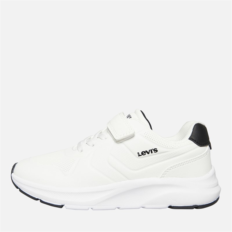 Levi's Boys Larry J Trainers White/Black - Size 34