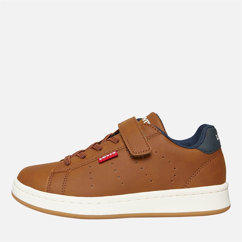 Levi's Boys Avenue Trainers Cognac/Navy