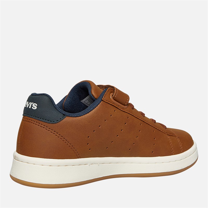 Levi's Boys Avenue Trainers Cognac/Navy