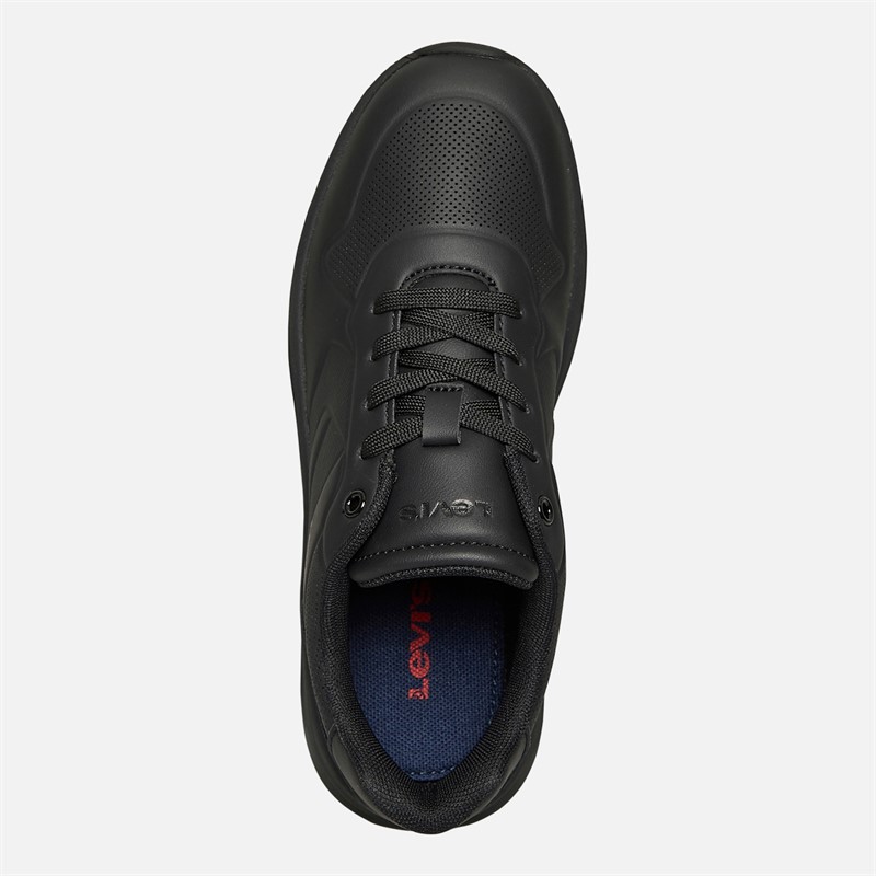 Levi's Junior Boys Larry J Trainers Black/Black