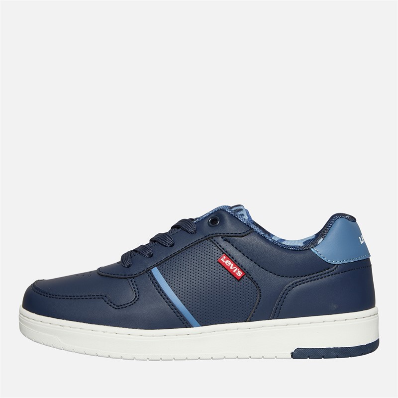 Levi's Junior Boys Kick Trainers Navy/Camo