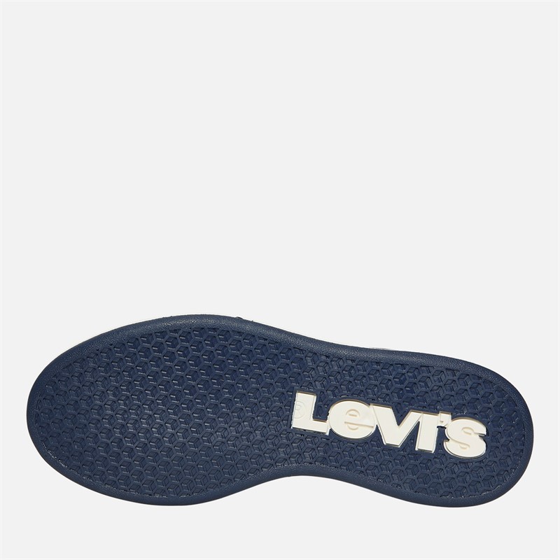 Levi's Junior Boys Avenue Trainers Navy/Cognac