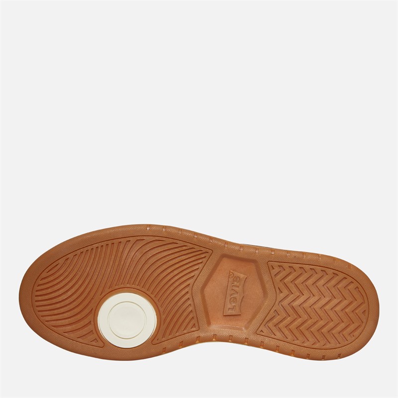 Levi's Junior Boys Kingdom Trainers Cognac/Navy