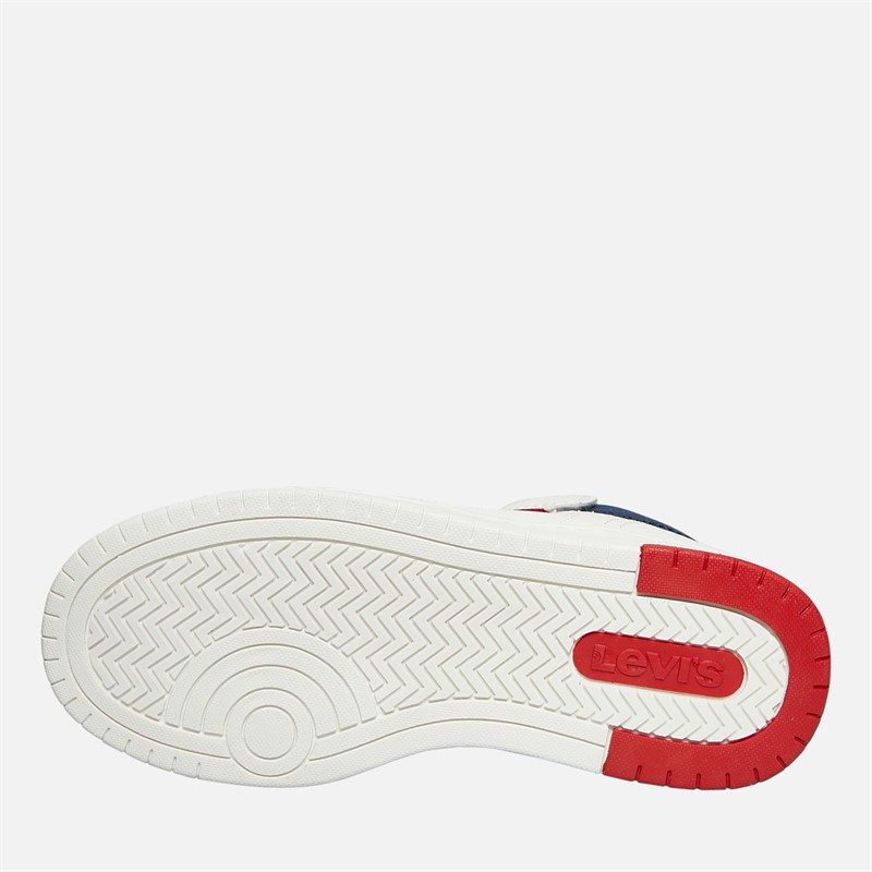 Levi's Boys Kick Mid Trainers White