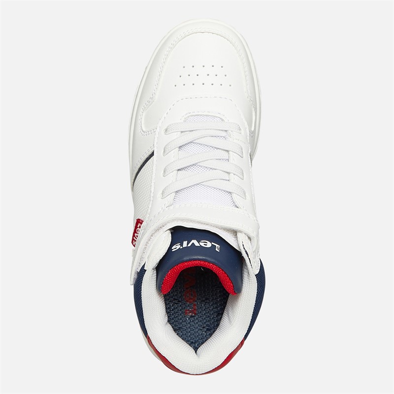Levi's Boys Kick Mid Trainers White