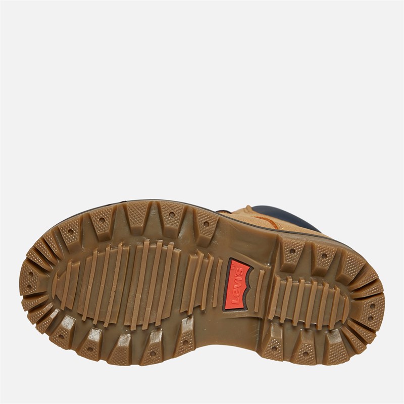 Levi's Infant New Forrest Mini Zipper Boots Camel/Navy