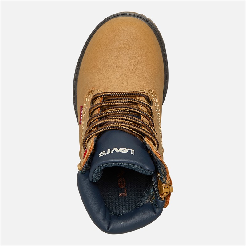 Levi's Infant New Forrest Mini Zipper Boots Camel/Navy