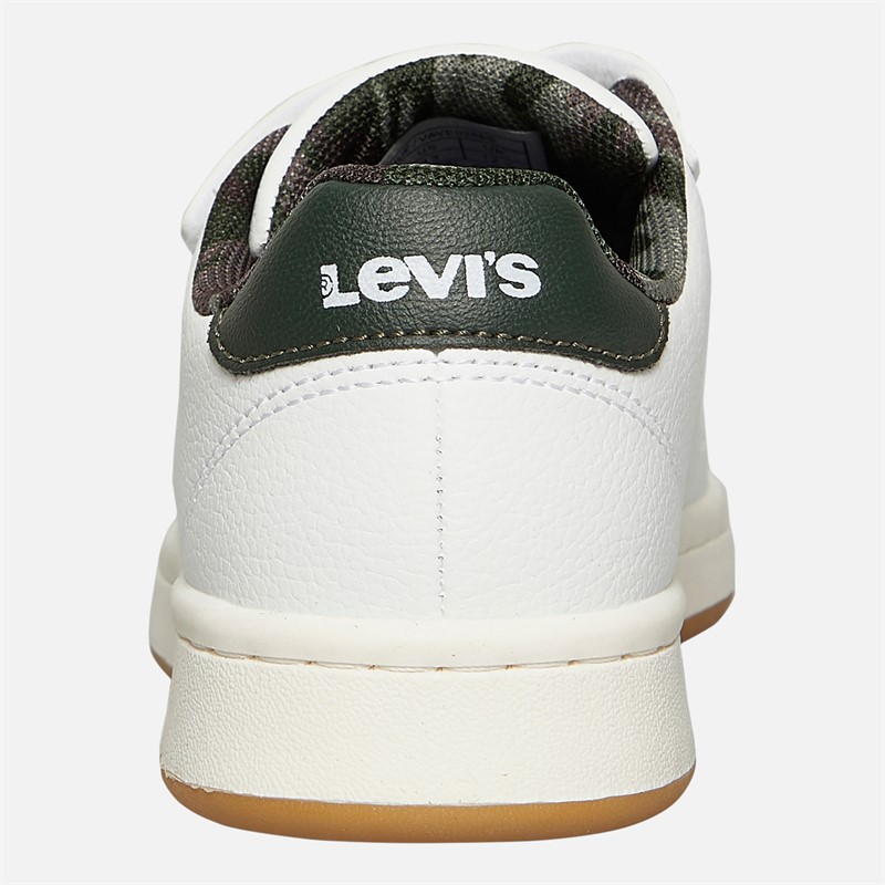 Levi's Boys Avenue Trainers White/Khaki/Camo