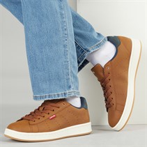 Levi's Junior Boys Avenue Trainers Cognac/Navy