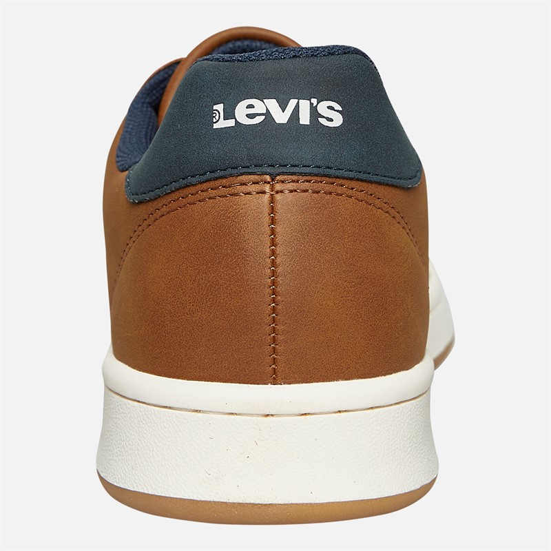 Levi's Junior Boys Avenue Trainers Cognac/Navy